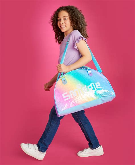 travelling bags for kids|smiggle weekend bag.